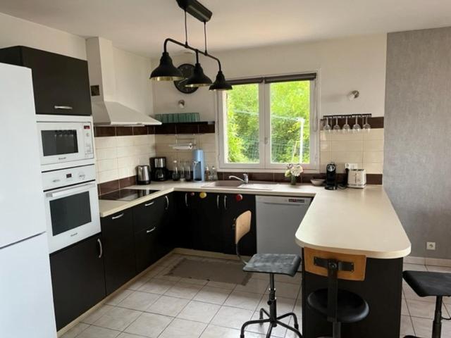 Maison Le Coteau Plage Vue Mer, 8 Pers. Petit Caux Luaran gambar